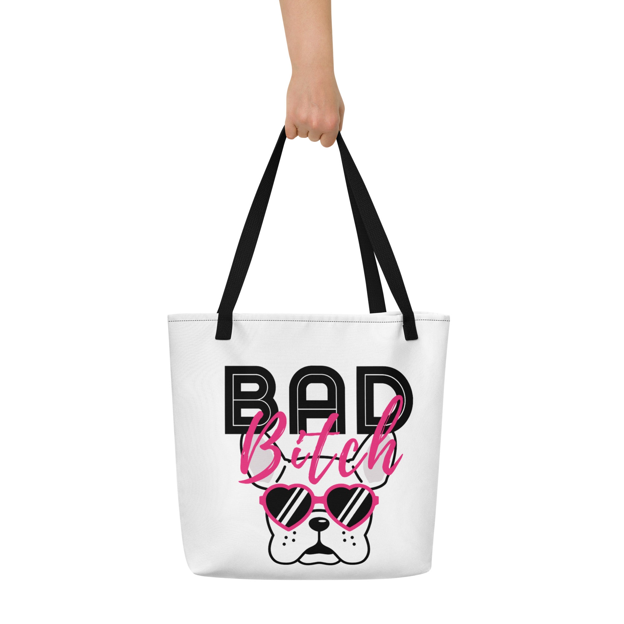 Bad Bitch Oversized Canvas Tote Bag