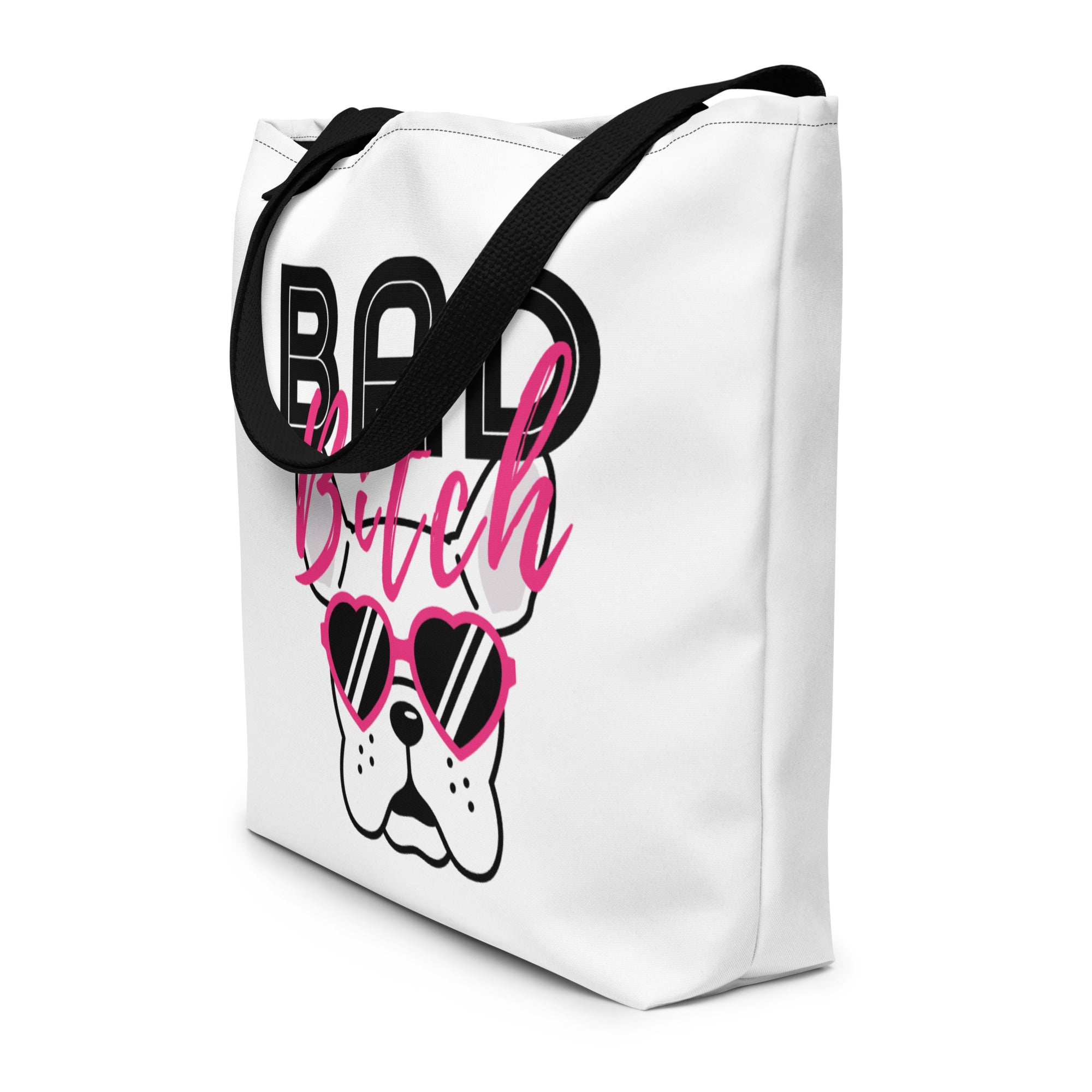 Bad Bitch Oversized Canvas Tote Bag