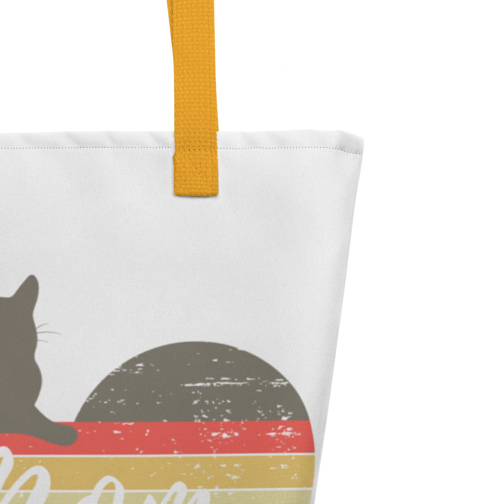 Cat Mom Large Tote Bag