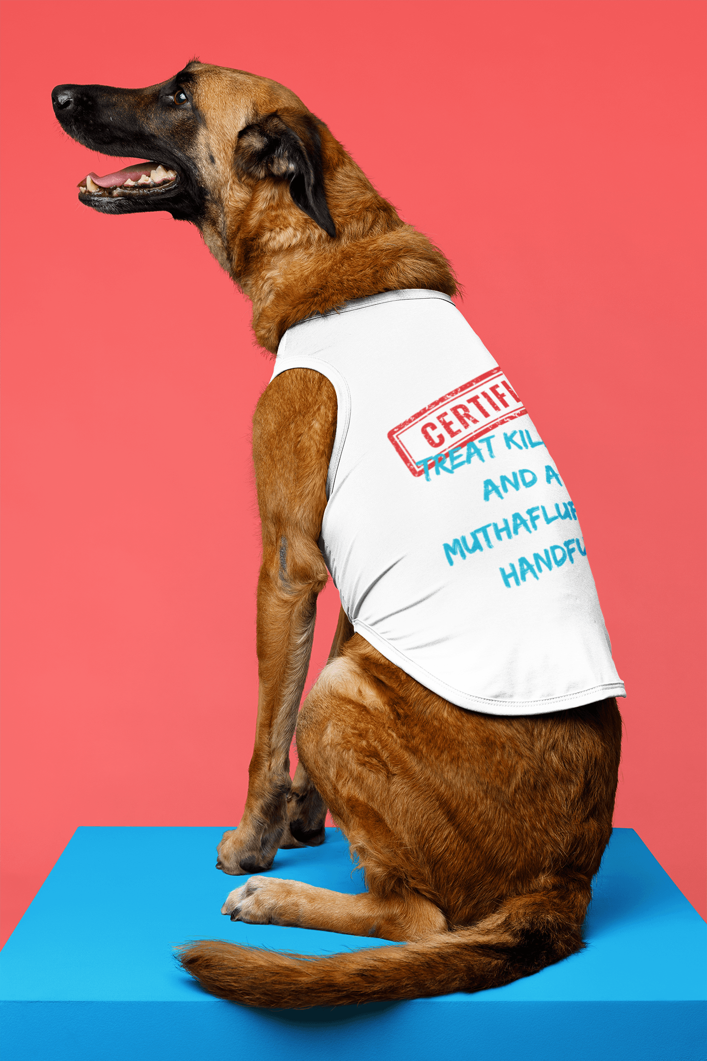 Certified Treat Killer & a Muthafluffin' Handful Pet Tank