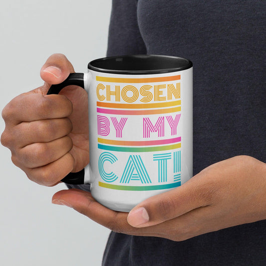 Chosen By My Cat Color Splash Mug - Pet Pride Tees