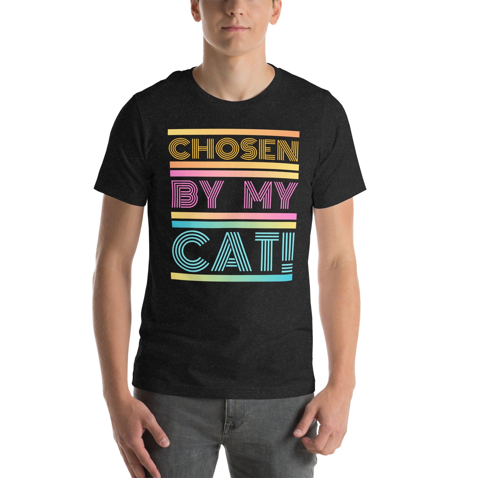 Chosen By My Cat Crew Neck Tee - Pet Pride Tees