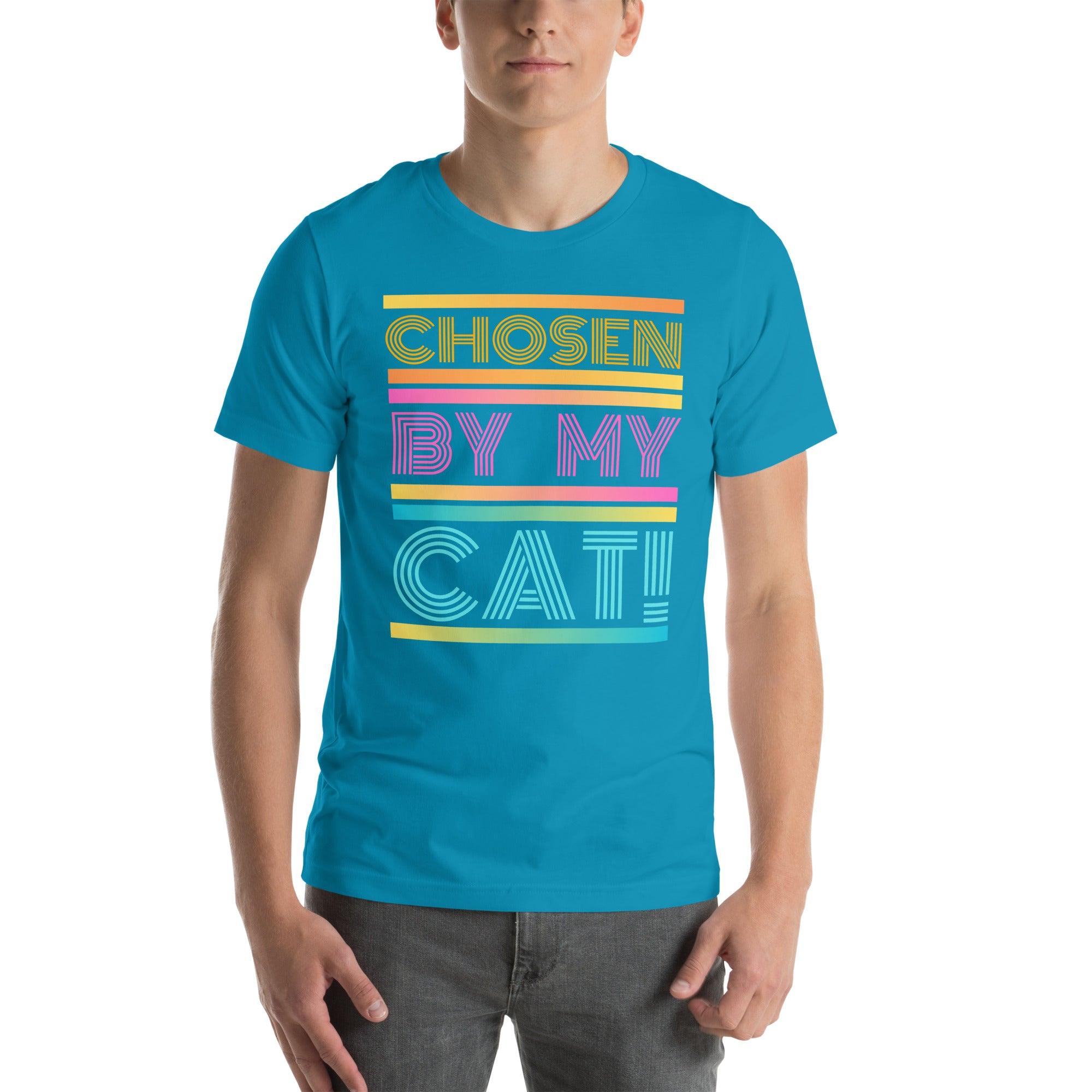 Chosen By My Cat Crew Neck Tee - Pet Pride Tees