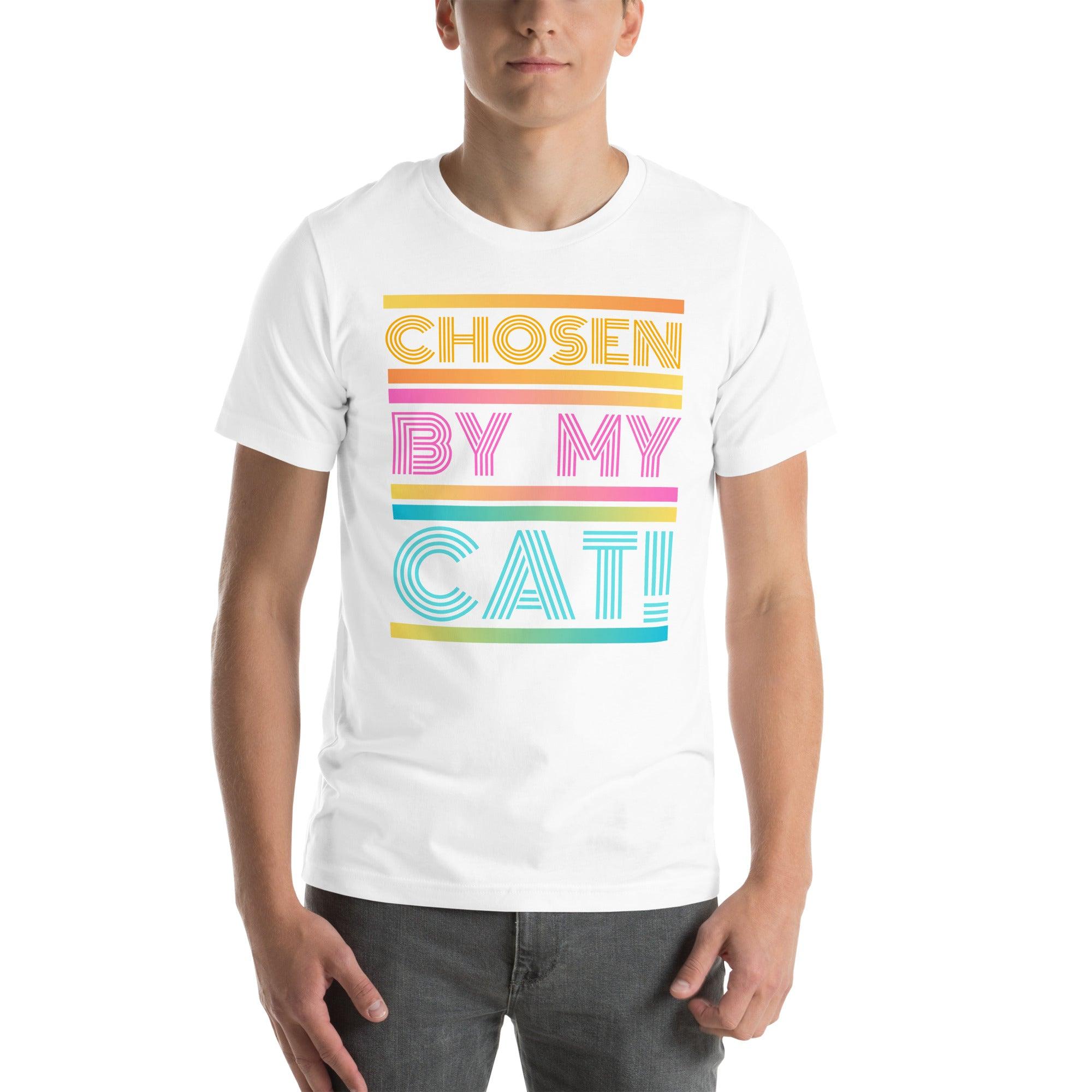 Chosen By My Cat Crew Neck Tee - Pet Pride Tees