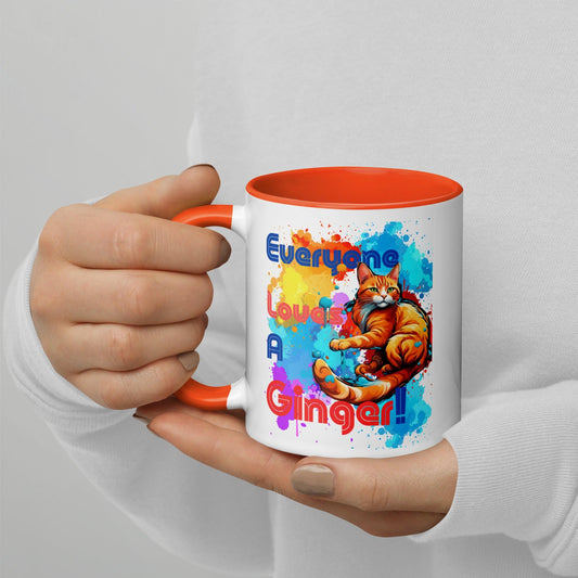 Everyone Loves A Ginger Color Splash Mug - Pet Pride Tees