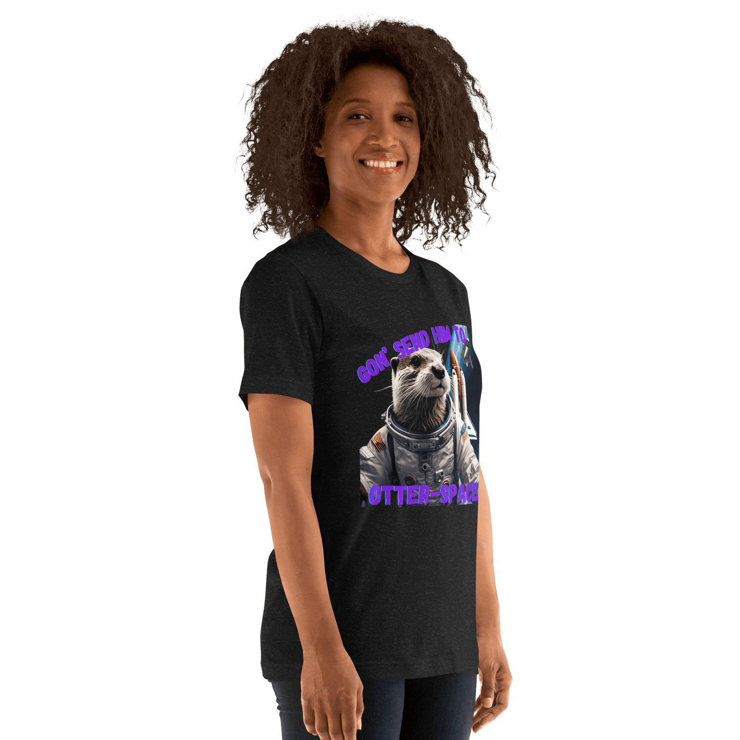 Gon' Send Him to Otter-Space Crew Neck T-Shirt - Pet Pride Tees