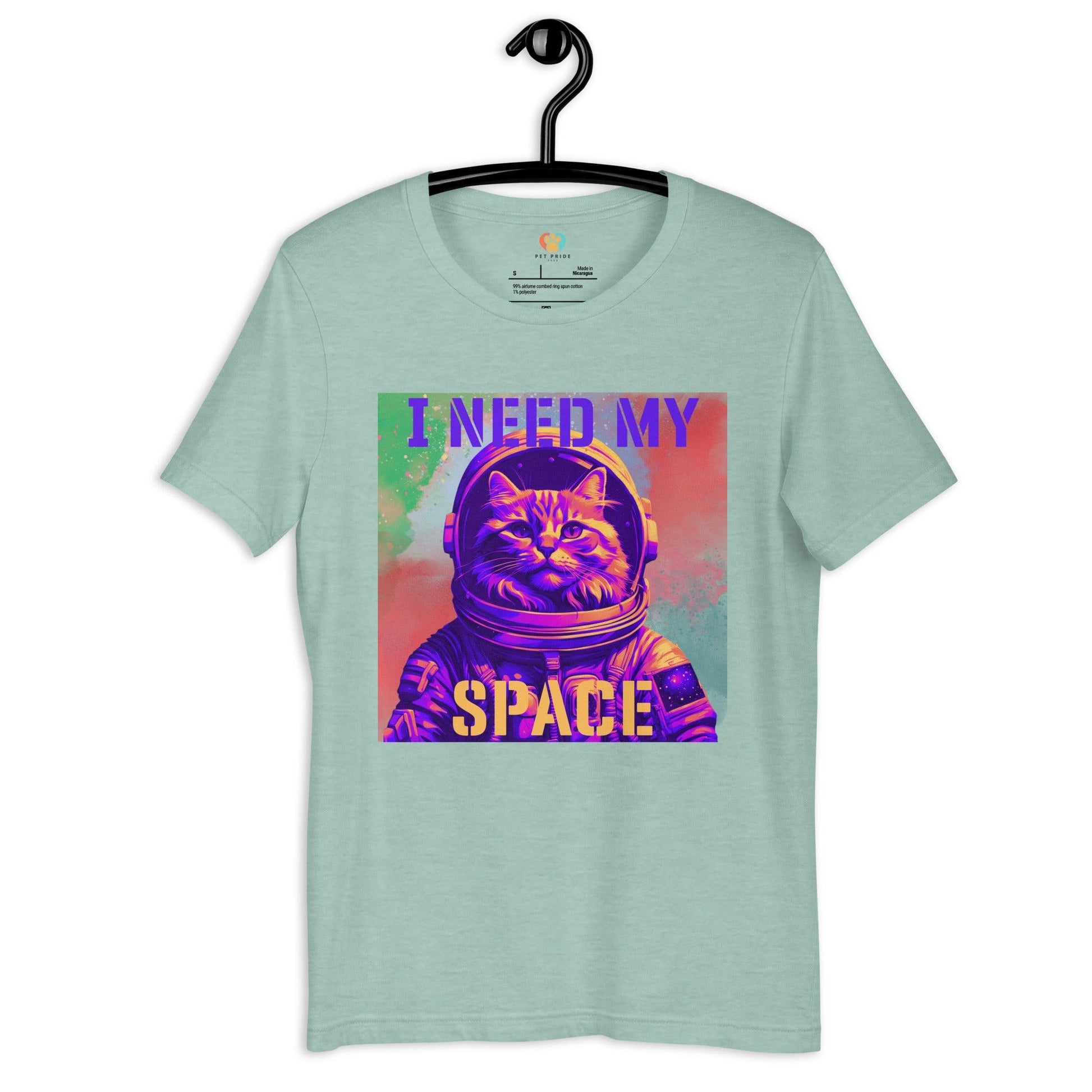 I Need My Space Astronaut Cat Crew Neck Tee - Pet Pride Tees
