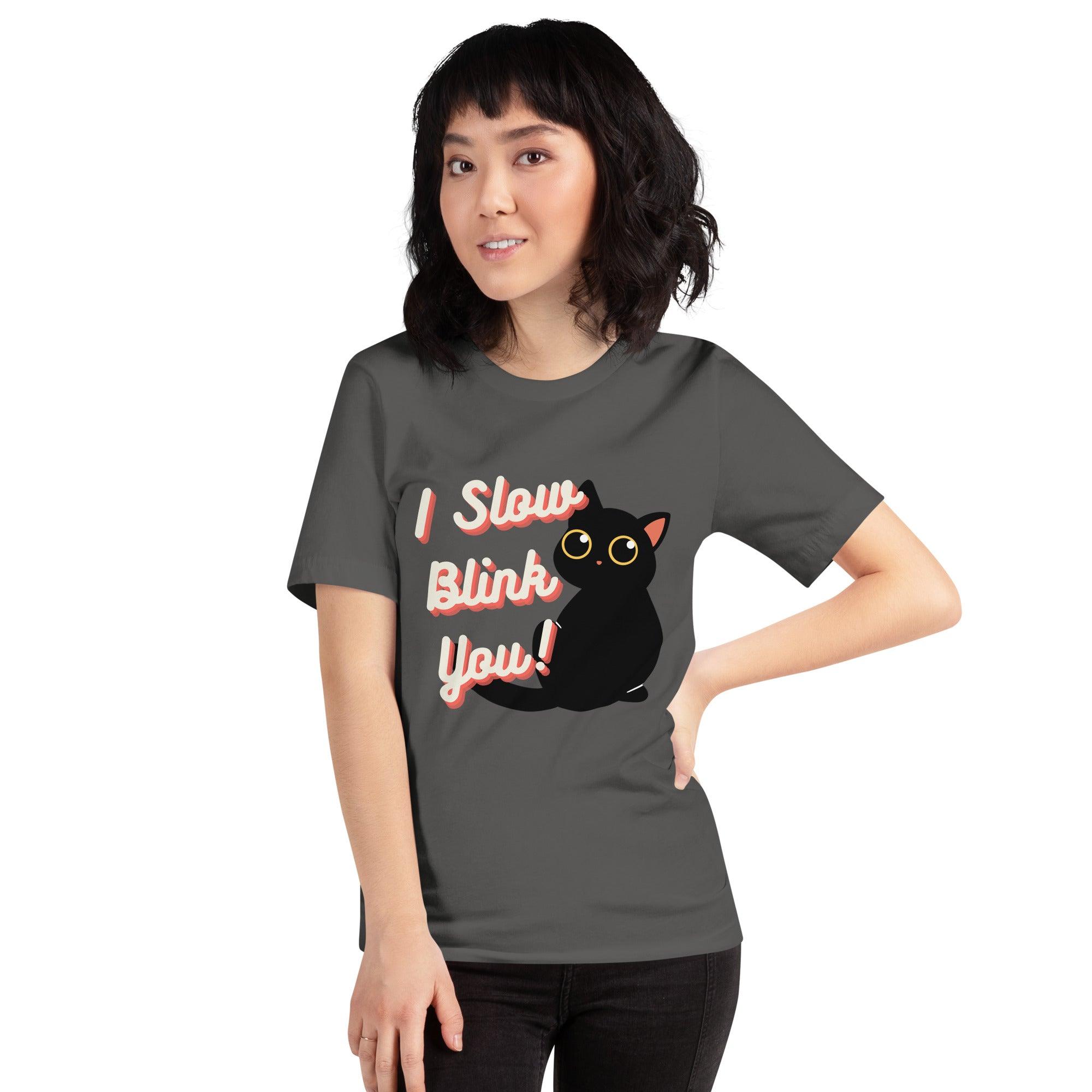 I Slow Blink You! Crew Neck Tee - Pet Pride Tees