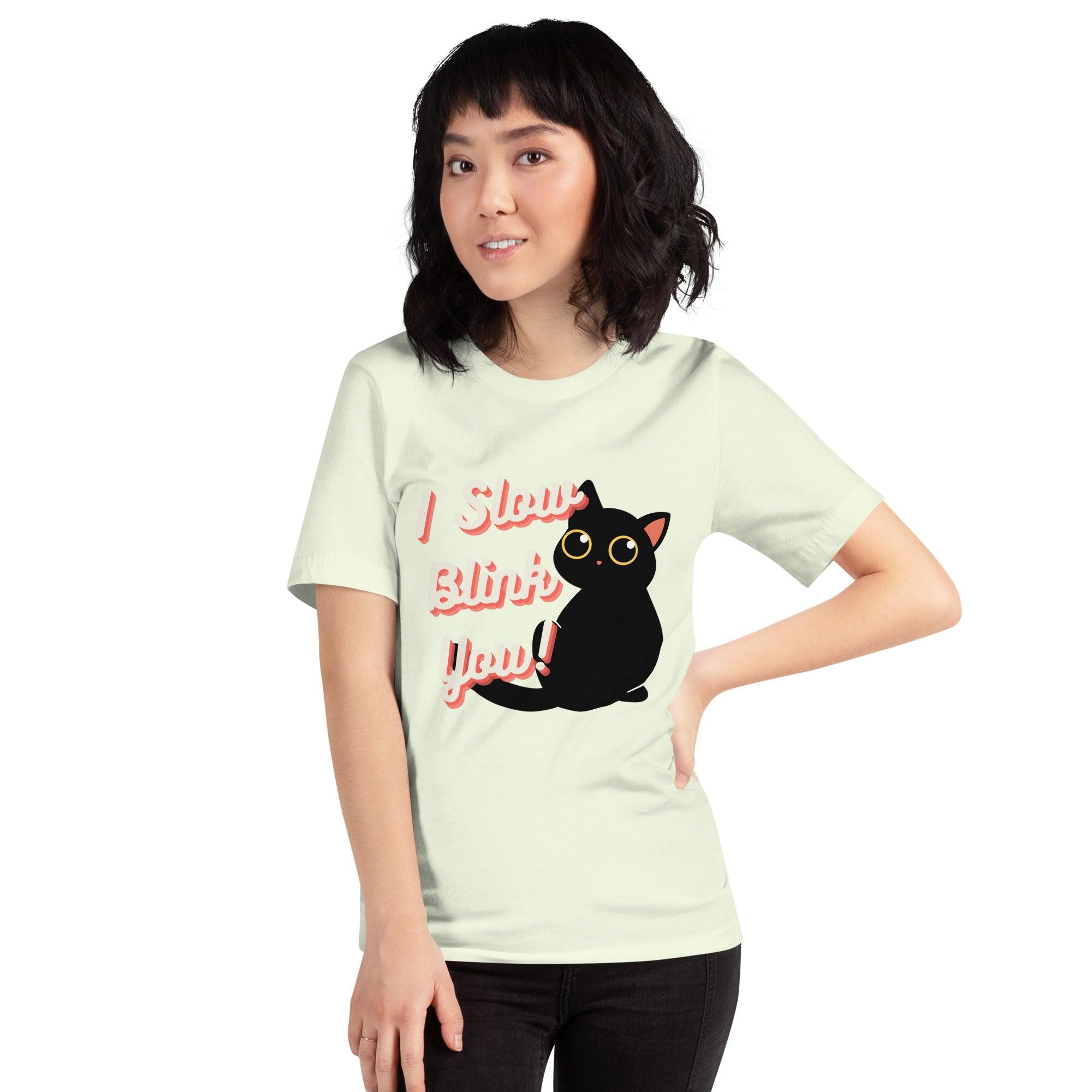 I Slow Blink You! Crew Neck Tee - Pet Pride Tees