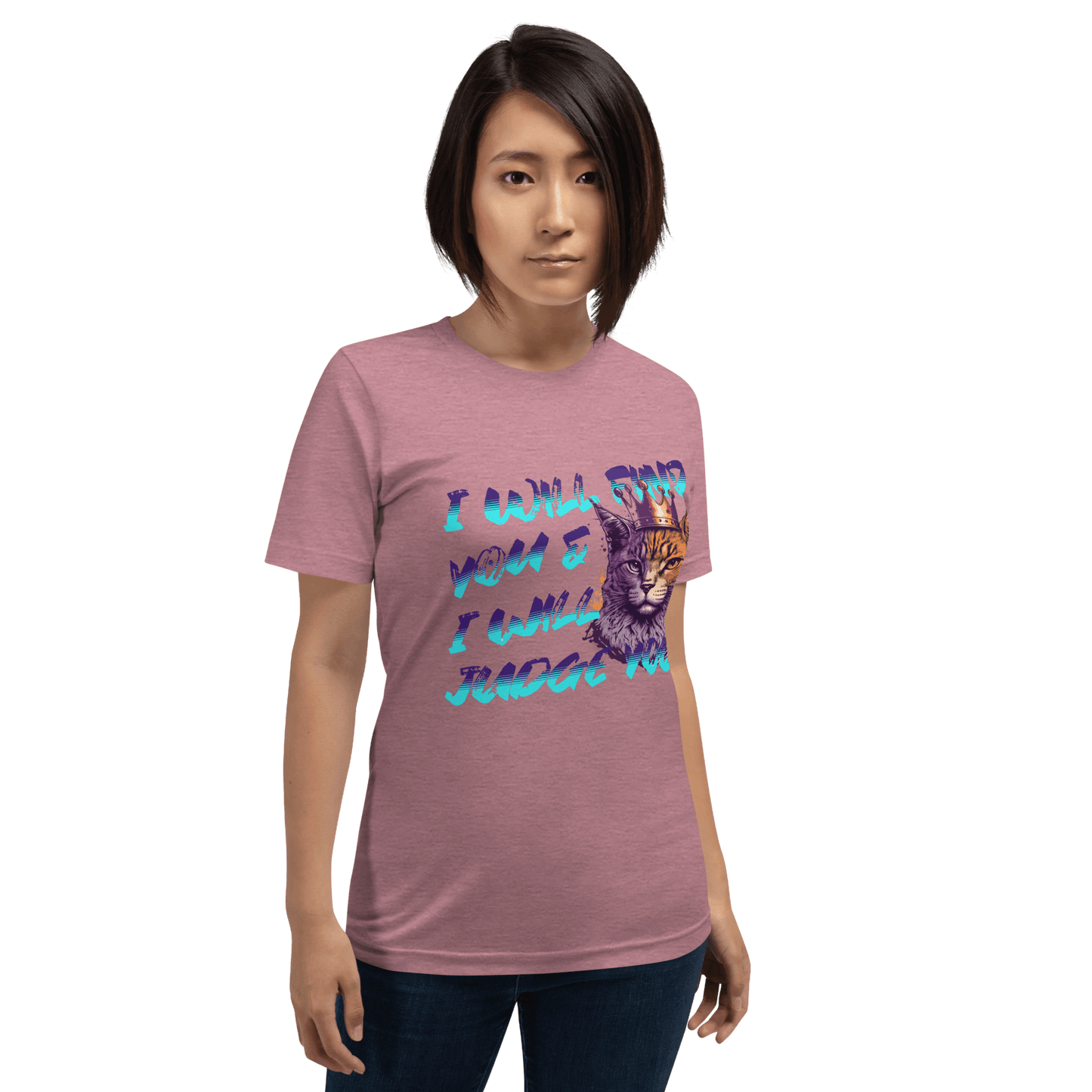 I Will Find You & I Will Judge You Crew Neck T-Shirt - Pet Pride Tees