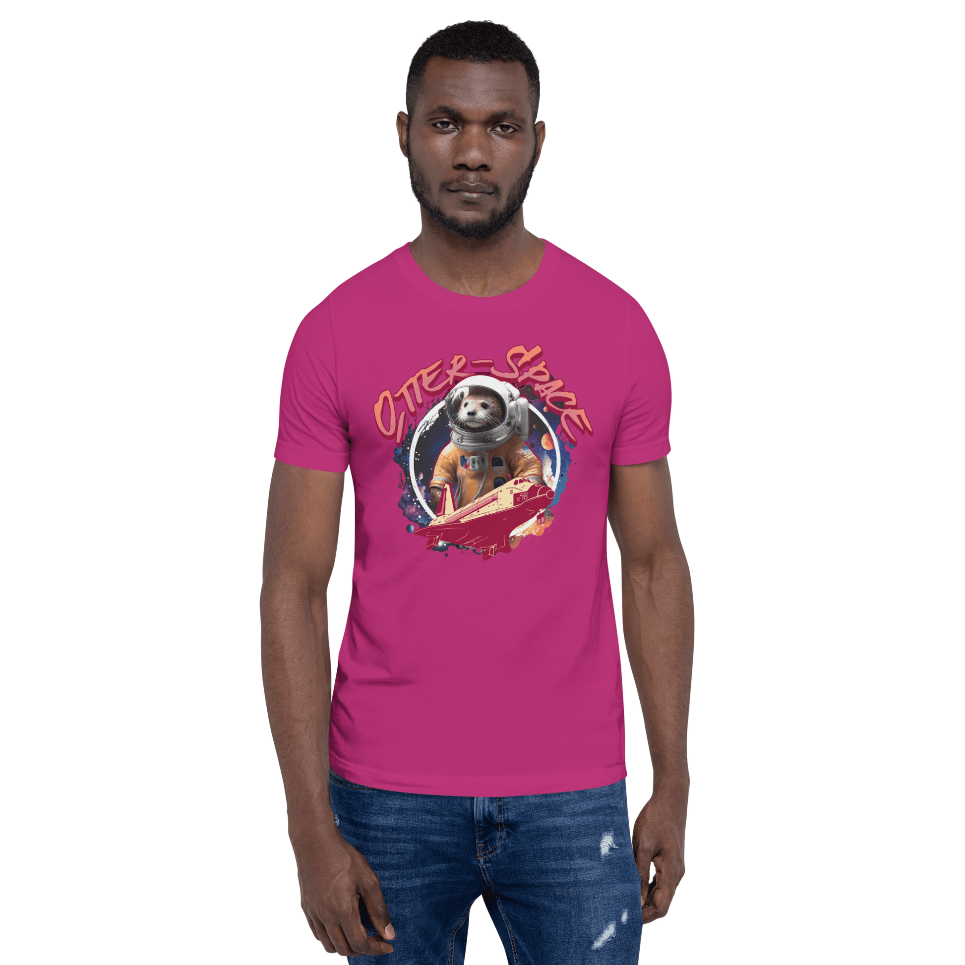 Otter-Space Crew Neck T-Shirt - Pet Pride Tees