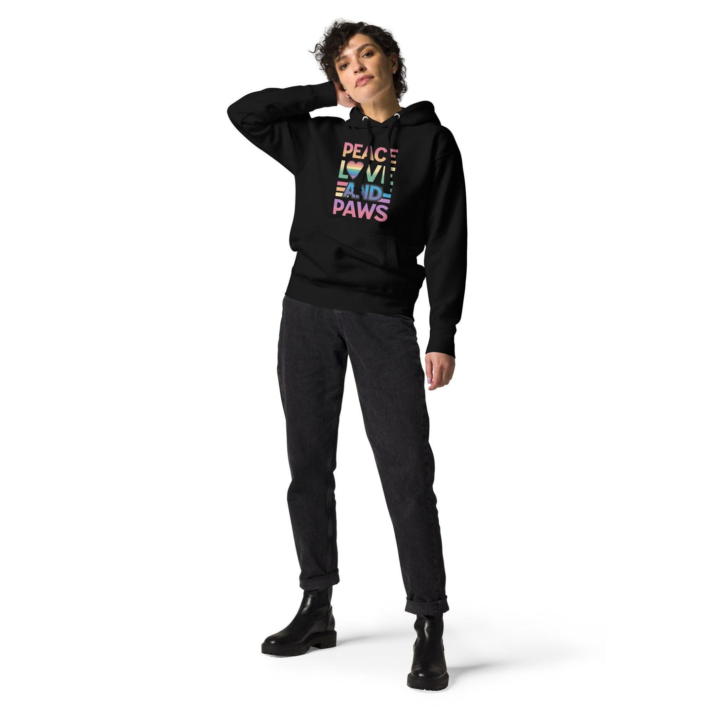 Peace, Love, and Paws Classic Hoodie - Pet Pride Tees