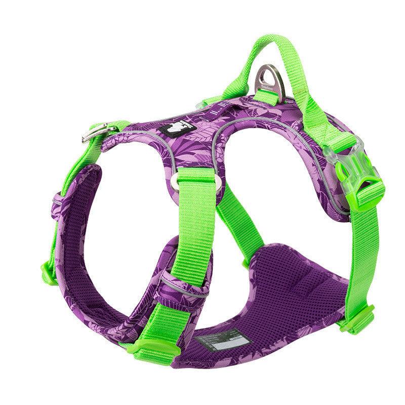 Reflective Hawaiian Print Pet Harness - Pet Pride Tees