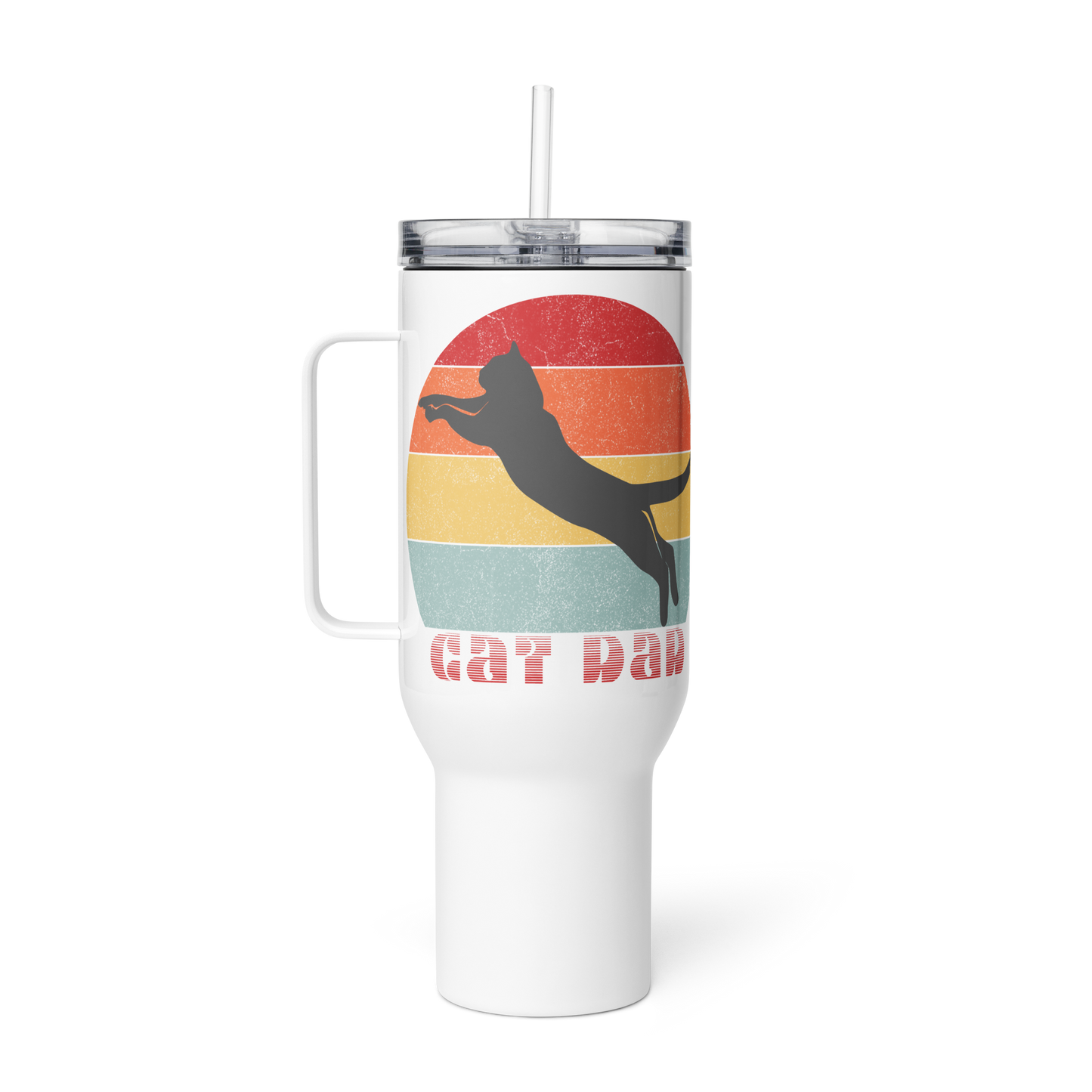 Cat Dad 40oz. Travel Mug